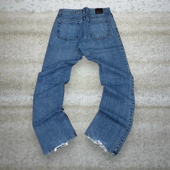 Vintage Zero Jeans Medium Wash Skate Denim Made in USA 90s - Picture 1 of 4